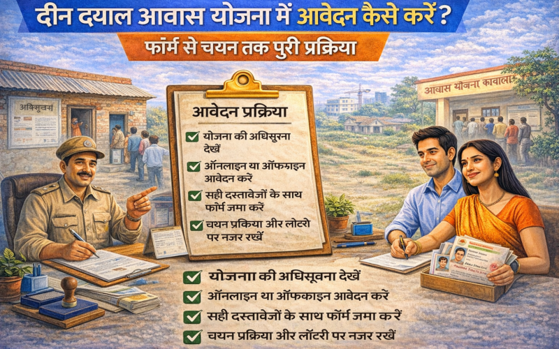 दीन दयाल आवास योजना में आवेदन कैसे करें