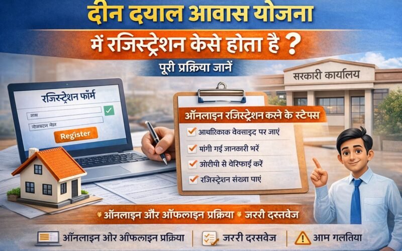 दीन दयाल आवास योजना में नाम दर्ज कैसे करें